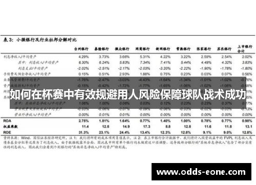 如何在杯赛中有效规避用人风险保障球队战术成功