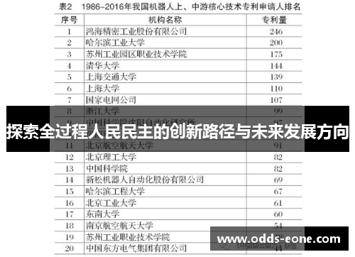 探索全过程人民民主的创新路径与未来发展方向